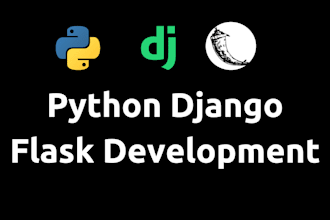 develop and integrate  your backend with  django and flask