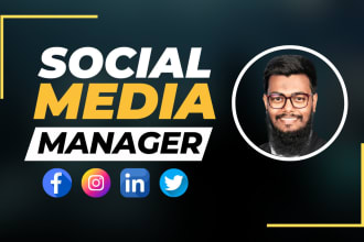 be your social media marketing manager and virtual assistant