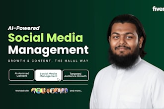 manage ai powered social media for your muslim business