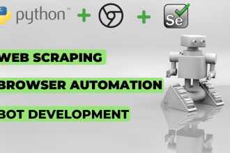 do browser automation and bot development in python