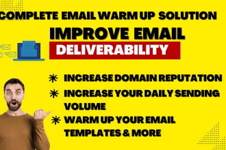 warm up and setup email to improve inbox deliverability