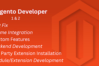 be your magento 2 developer, setup magento ecommerce store, magento integration