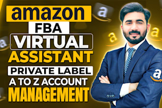 be your expert amazon fba virtual assistant for private label and fba store