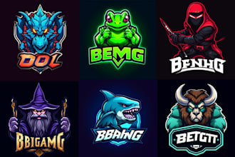make mascot logo for esports, youtube, gaming, website using midjourney ai
