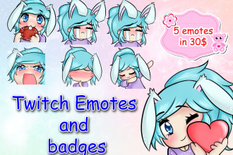 make custom twitch emotes and badges