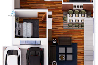 do autocad 2d floor plan and 3d floor plan rendering