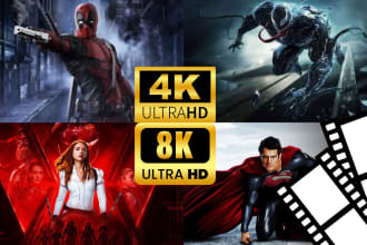 design youtube thumbnail for movie