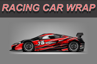 do itasha car wrap design, racing car wrap, car wrap, van wrap, vehicle wrap