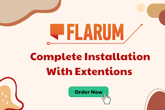 setup and customize your flarum forum professionally