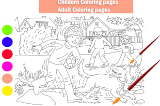 digital kids coloring pages and adult coloring pages for you
