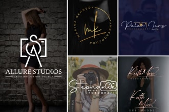 creative photography scripted watermark and signature logo