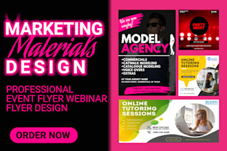 make attractive webinar banner and event flyer for promotion