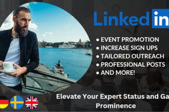 promote your linkedin event, boost signups