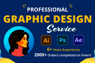 do any graphic design and adobe illustrator work you need