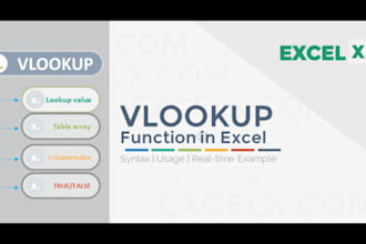 develop excel vlookup and xlookup formulas accurately