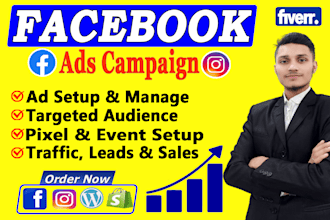 create facebook and instagram ads campaign run shopify fb advertising