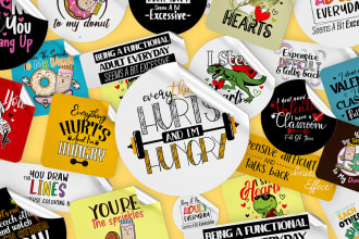 do a transparent sticker, typography, mascot, or emojis for your store