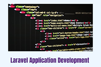fix a bug or create a laravel application