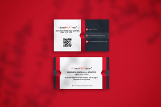 design a modern minimalist business card and stationery