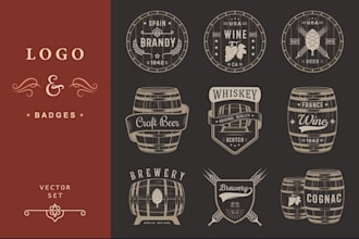 provide a bold, modern, craft brewery logo