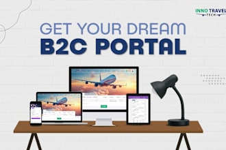 do a complete b2c flight and hotel booking website