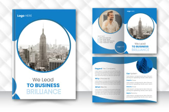 do brochure, professional bifold design
