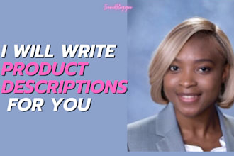 write compelling product descriptions