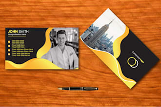 do professional, minimalist card design