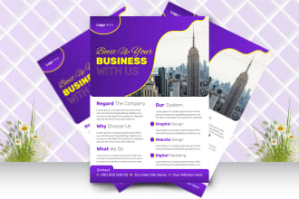 do professional, real estate, flyer design
