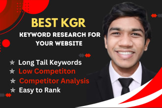 do kgr keyword research for your website