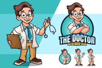 design custom mascot cartoon character for business