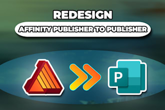 redesign affinity publisher to publisher