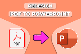 redesign PDF to powerpoint