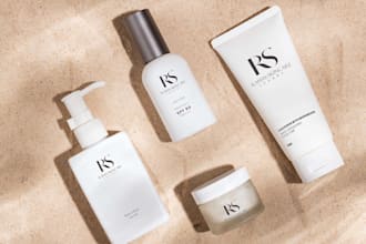 do cosmetic label and cosmetic logo design