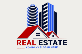 do property, real estate, home, construction logo design