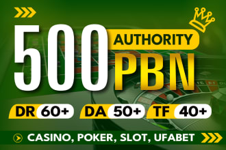 make da DR 60 plus tf 30 high authority seo dofollow backlinks