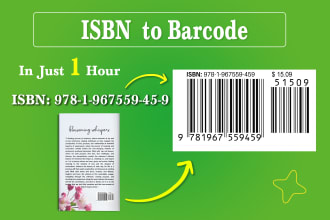 generate unique barcodes for books from your isbn numbers