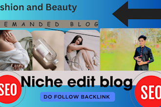 provide fashion and beauty high demanded backlinks for your online business