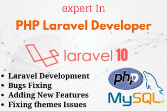 do bugs fixing  and dedicated PHP laravel developer