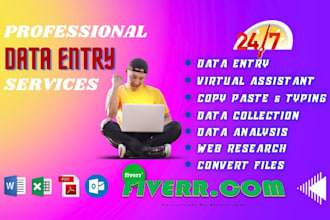 do the fastest data entry at low price