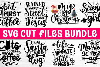 amazing svg cut files design bundle for etsy and others