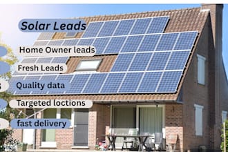 provide fresh solar leads and roofing leads through google maps