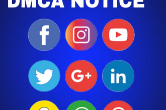 send dmca takedown notice to delete copyright contents