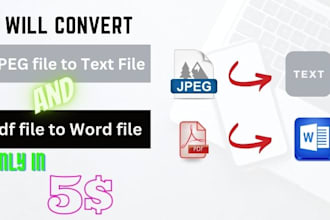 convert PDF to word, PDF to excel, image to text