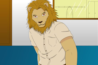 draw your original character furry