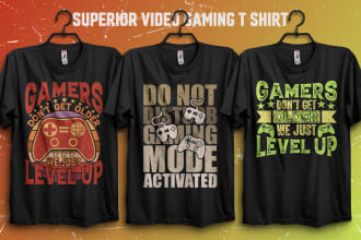 provide superior video gaming t shirt