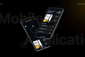 create a UI UX design mobile app