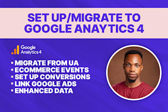 setup google analytics 4, ga4 ecommerce tracking and tag manager