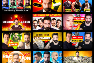 design viral thumbnails for productivity and podcast channels