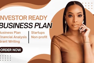 write a professional business plan for nonprofit
